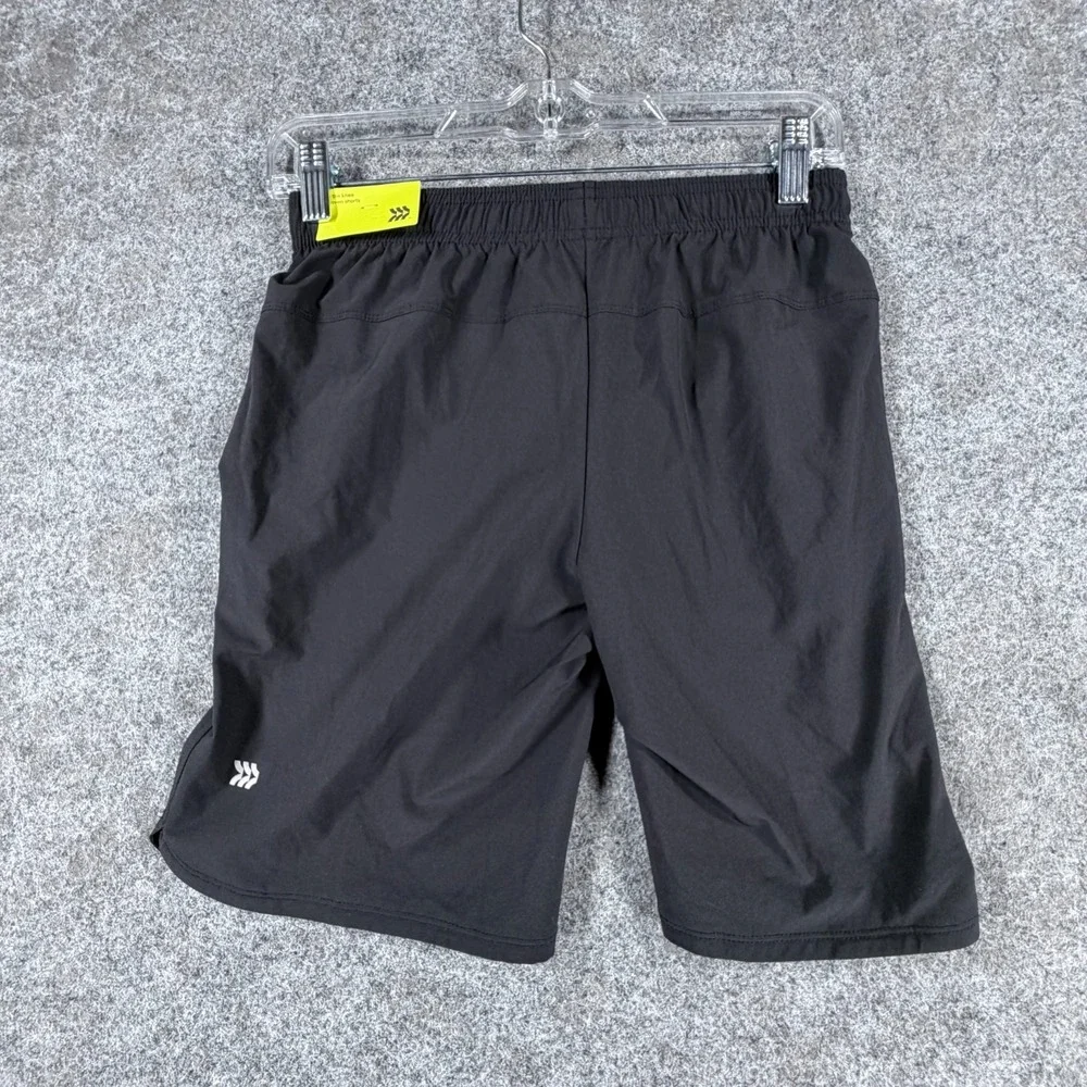 All In Motion Athletic Shorts Girls L(10/12) Black Stretch Elastic Waist Running